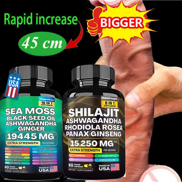 Dynamic Vitality Bundle Sea Moss Multivitamin & Shilajit Power Combo