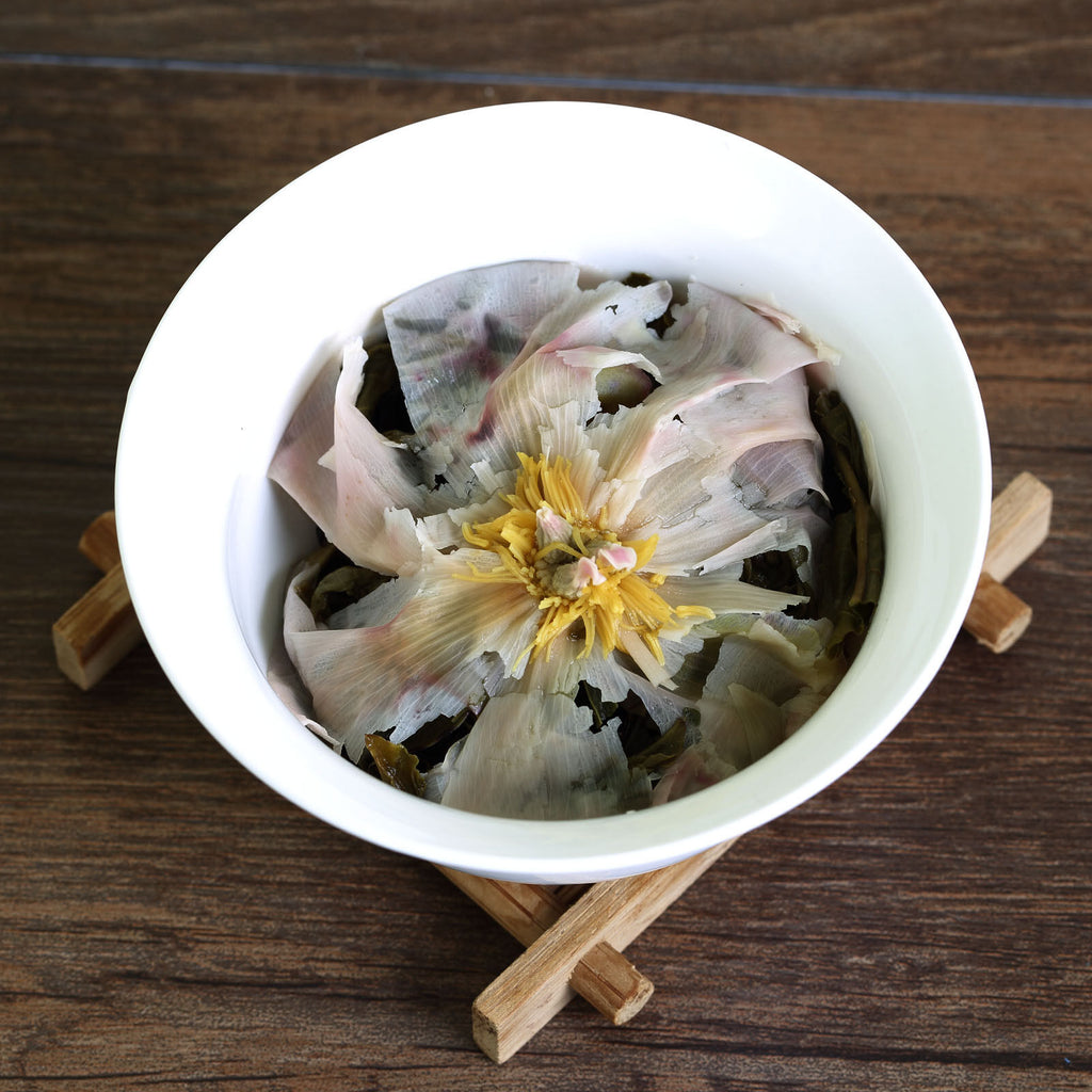 HelloYoung HELLOYOUNG 100g Peony Flower Yunnan Bulang puer Pu'er Puerh Tea Raw Ball