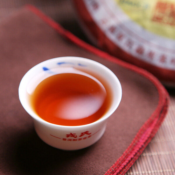 HelloYoung MENGKU Meng Ku Gong Ting Pu-erh Tea Cake 400g Palace Pu'er Ripe Puer Tea