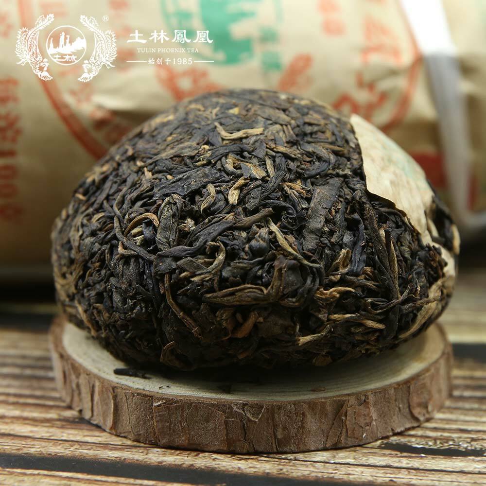 HelloYoung Tulin Raw Pu-erh Tea Jia Ji Tuo 868 Sheng PuerTuocha 100g/3.52oz