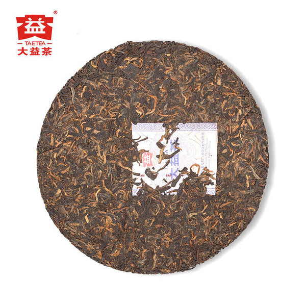 HelloYoung TAETEA Ripe Puer Tea Batch 1701 Dayi "Wei Zui Yan" Shu Puerh Tea Cake 357g