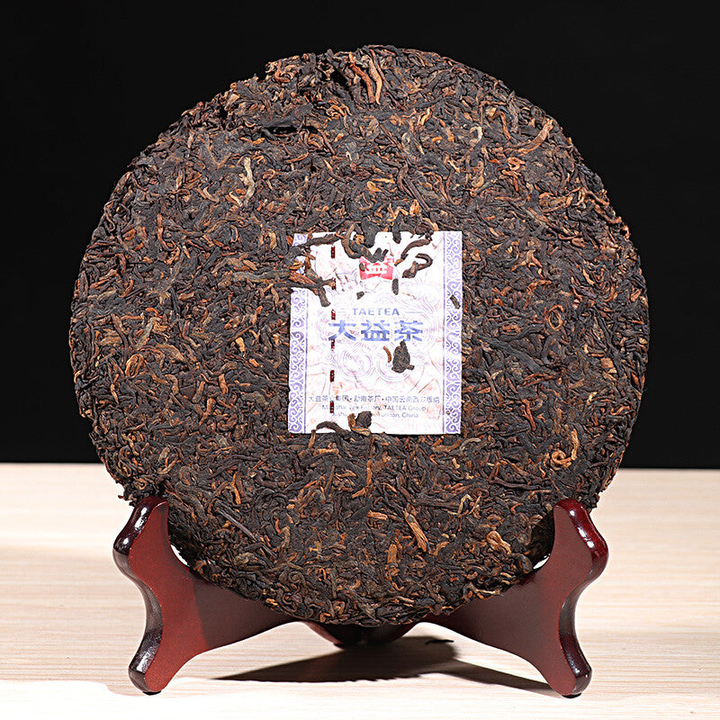 8562 -1701 * 2017 TAETEA Menghai Tea Factory Dayi Ripe Puer Pu Erh Cake 357g