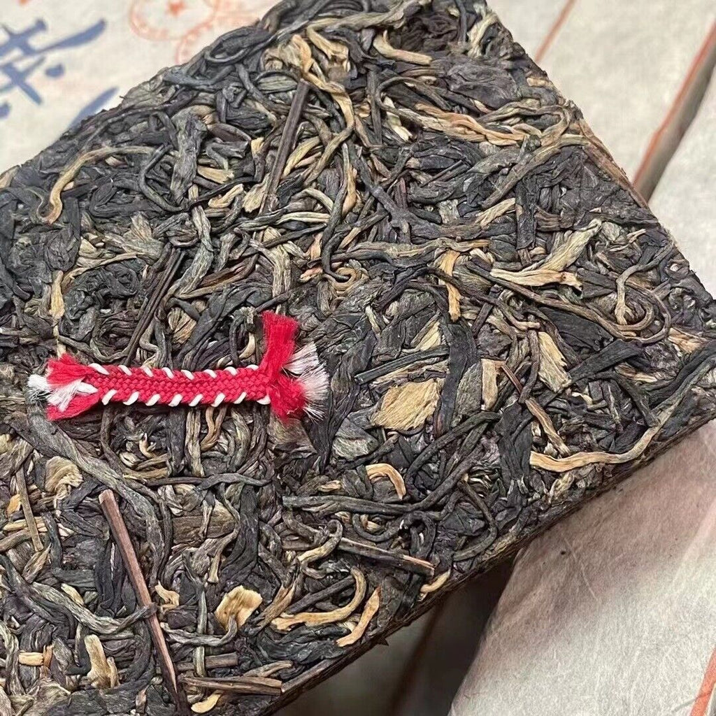 500g Yunnan Puerh Brick Tea Banzhang Tea King Raw Pu-erh Tea Brick Pu'er