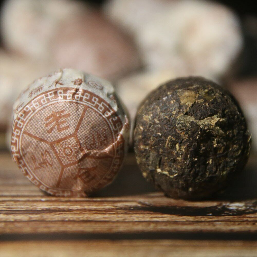 HelloYoung Laocang yr Mini Puer Tuocha Glutinous Aroma Rice Ripe Puerh Tuo Cha Secondary image