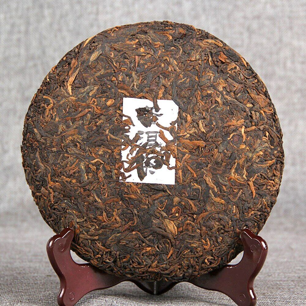 HelloYoung Old Tree Pure Material Ripe Puerh Tea Iceland Golden Bud Shu Puer Tea 357g Secondary image