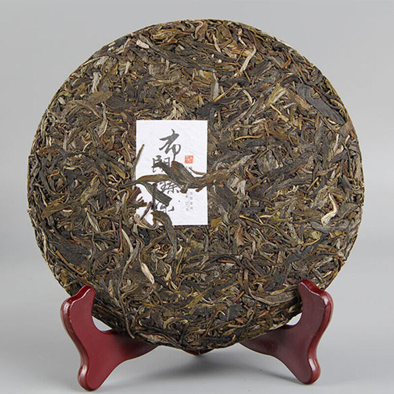 HelloYoung Spring Raw Materials Shen Puer Tea Bu Lang Zhen Wei Raw Puer Tea 357g Secondary image