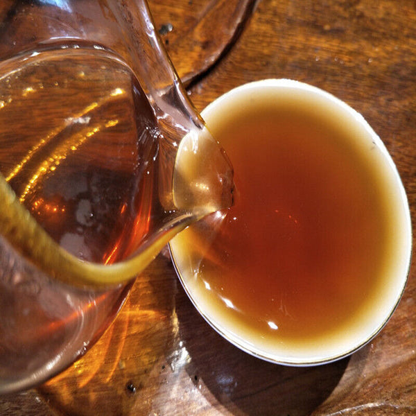 HelloYoung 250g Puerh Tea Yunnan Puer Tea Brick Ripe Pu'er Menghai Old Shu Old Tree Tea