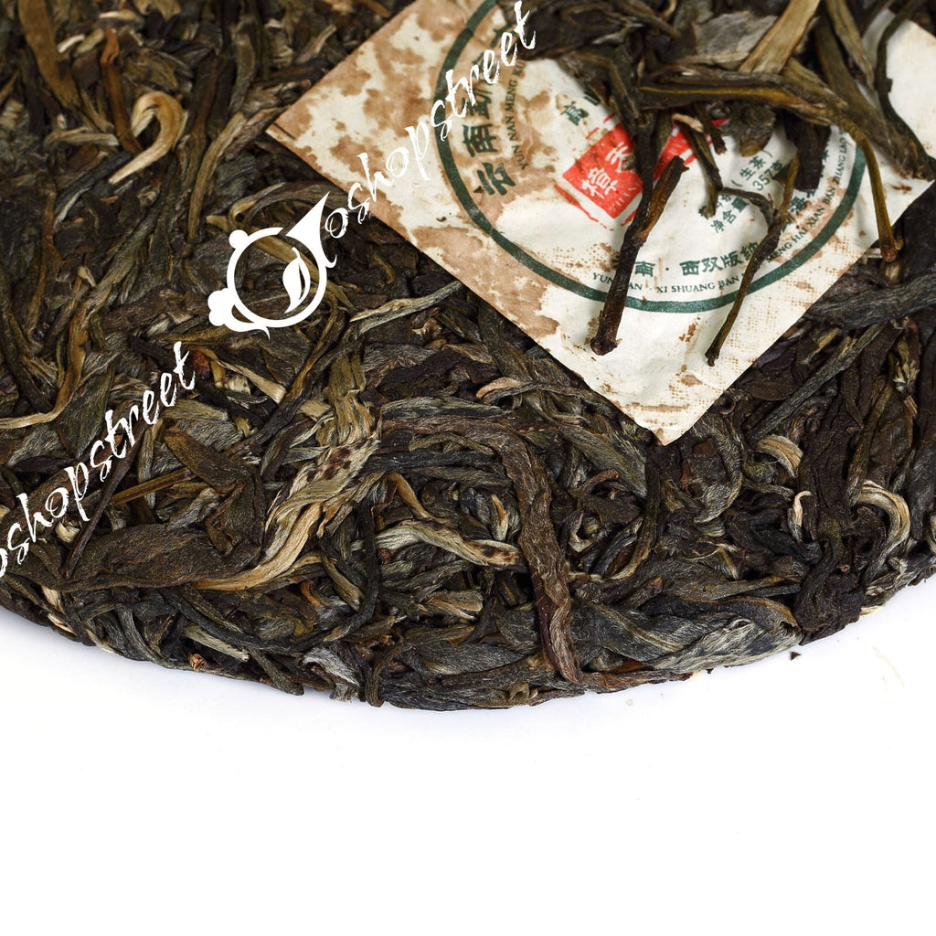 HelloYoung yr 357g Organic MengKu Overlord Ancient Tree pu'er Puer puerh Tea Raw Cake