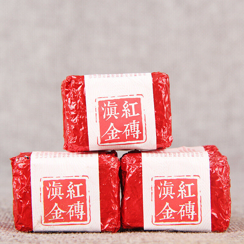 HelloYoung TeaChina Yunnan Dian Hong Gold Tea Brick DianHong Kungfu Black Tea Mini Brick