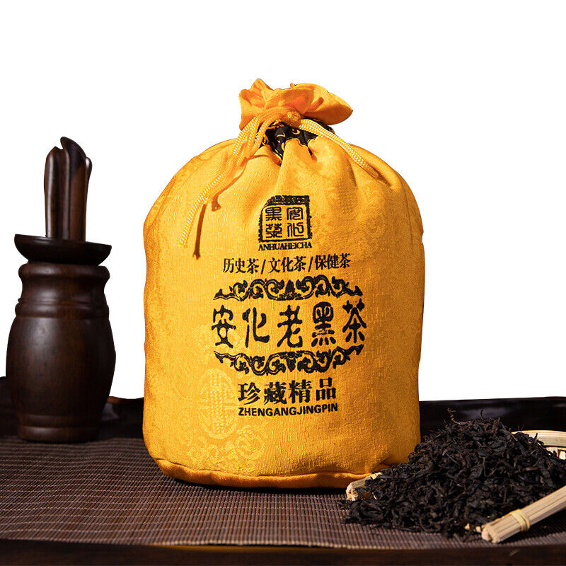 HelloYoung Tian Jian in Cotton Bag Heavenly Tips Hunan Anhua Tianjian Hei Cha Dark Tea 500g