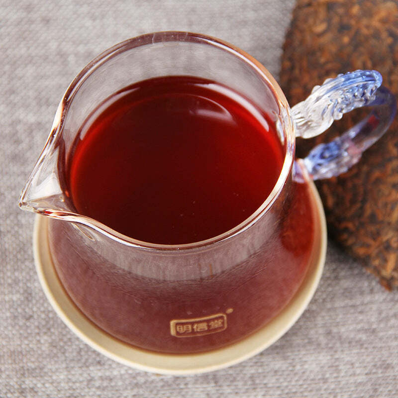 357g Ripe Pu'er Tea Laobanzhang Pu-erh Cooked Tea Cake Yunnan Puerh Black Tea
