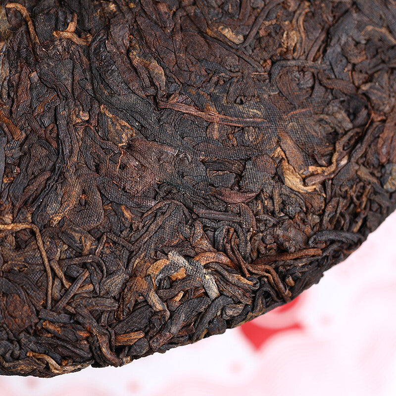 357g "Jiao Yang"  Haiwan Old Comrade Blazing Sun Ripe Puerh Shu Puer Tea