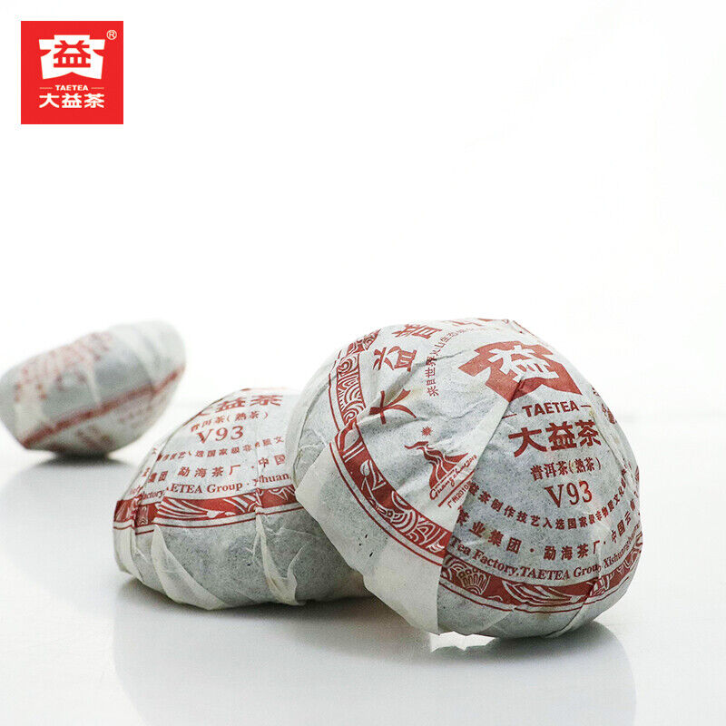 HelloYoung Pu Erh V93 Tea * TAETEA Menghai Dayi Pu-erh Tea Tuo Cha Puer Ripe Tuocha