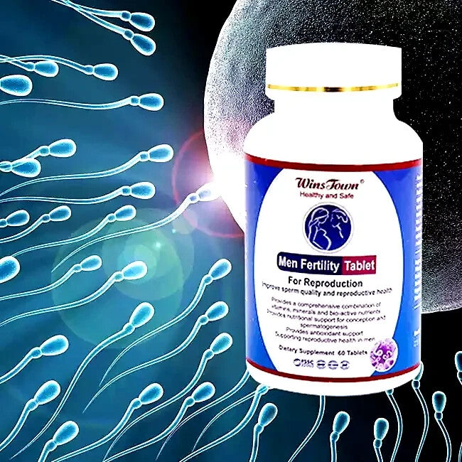 2 bottles of Men Fertility Tablets + Women Health Fertility Tablets Supplements
