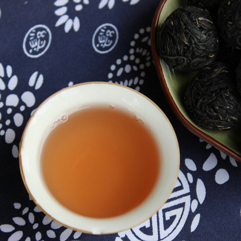 HelloYoung Jing Mai Zi Juan Long Zhu Pu-erh Tea Tuo 250g Raw Puer Tea Pu'er Purple Leaf