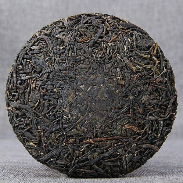 HelloYoung Yunnan Shen Puer Yiwu Spring Rhyme Raw Puer Tea Small Sheng Puer Cake 180g