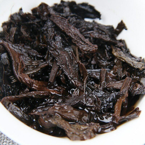 HelloYoung Yiwu Old Tree Shu Puer Qizi Cake 357g Ripe Puerh, and , Sent Randomly