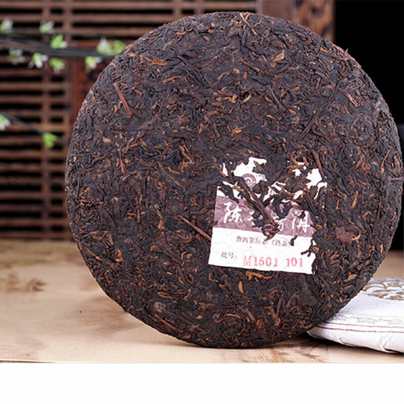 HelloYoung Colourful Yunnan Classical Puer Qing Feng Xiang CHEN XIANG Ripe Pu'er Tea 357g