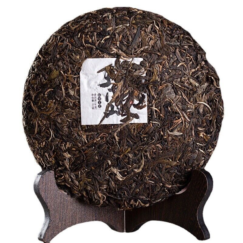 Yiwu Raw Puerh Tea Cake Tianmen Mountain Aobor Pu-erh Shengcha Pu'er Tea 357g Main image