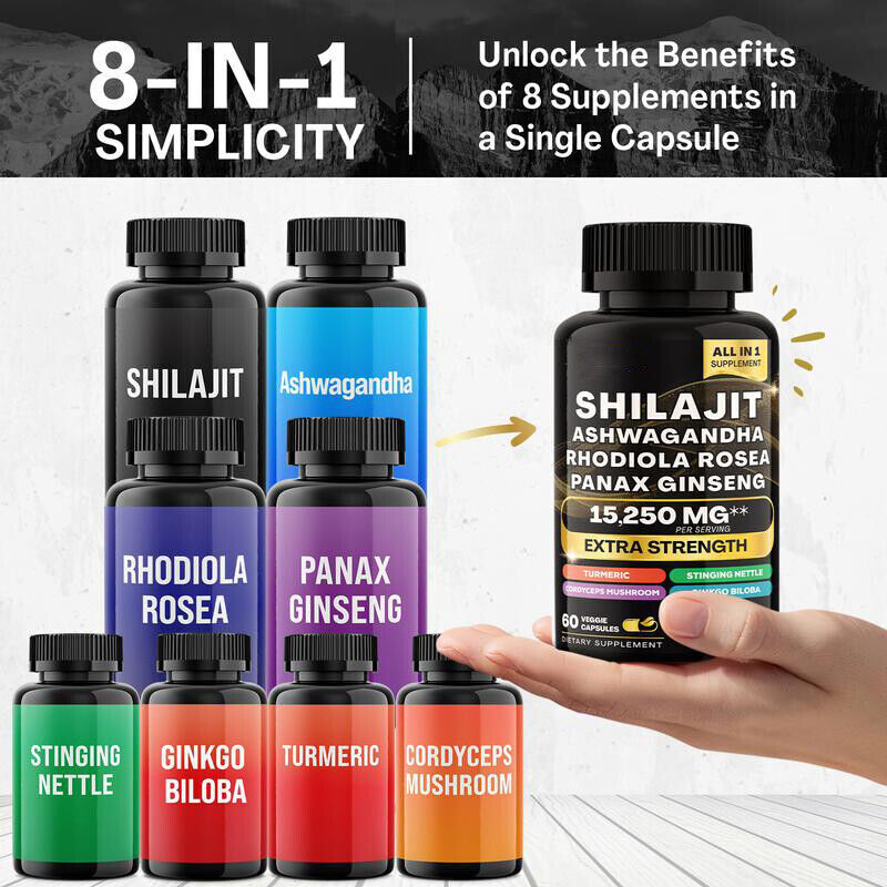 Dynamic Vitality Bundle Sea Moss Multivitamin & Shilajit Power Combo