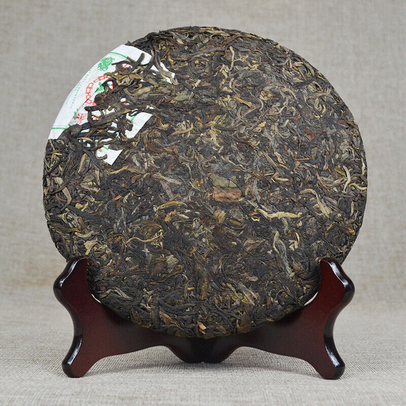 HelloYoung ChinaTea Zodiac Pig Pu'er Tea Raw 357g Menghai Big Leaf Green Cake Shen Tea