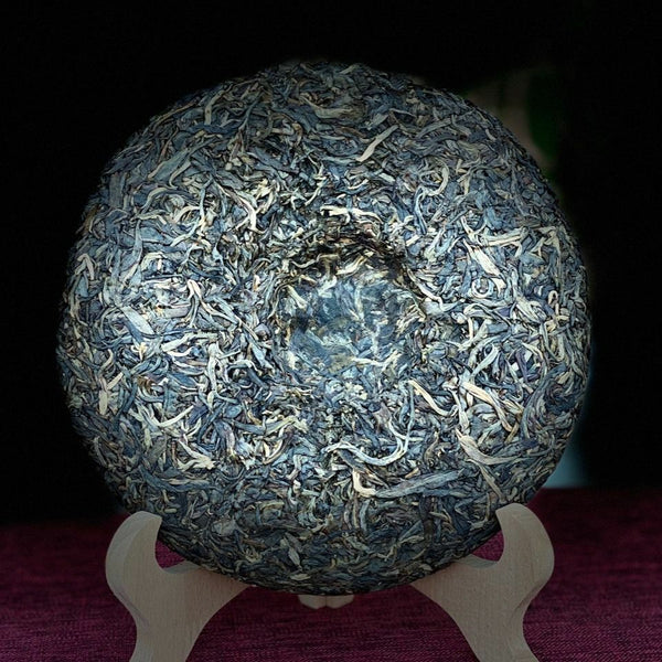HelloYoung Yr Mother Tree Tea Green The Ancestor of Mengku Big Leaf Raw Puer Tea 500g