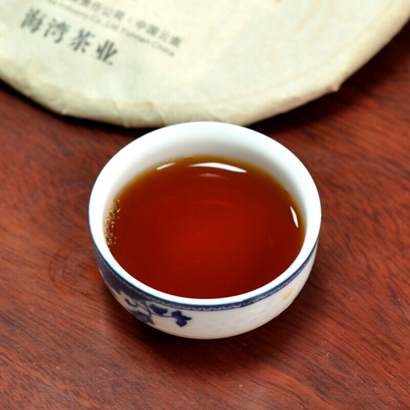 HelloYoung Yi Dai Zong Shi * Haiwan Old Comrade Premium Ripe Pu'er Shu Puer Tea 357g