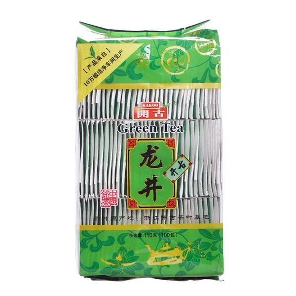 HelloYoung Premium 100 sachet Longjing tea leaves office tea 3.52oz