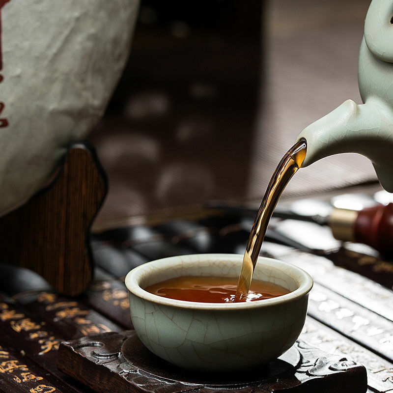 HelloYoung COLOURFUL YUNNAN Colorful Impression Pu-erh Tea Cake 357g Ripe Puer Pu'er Cooked