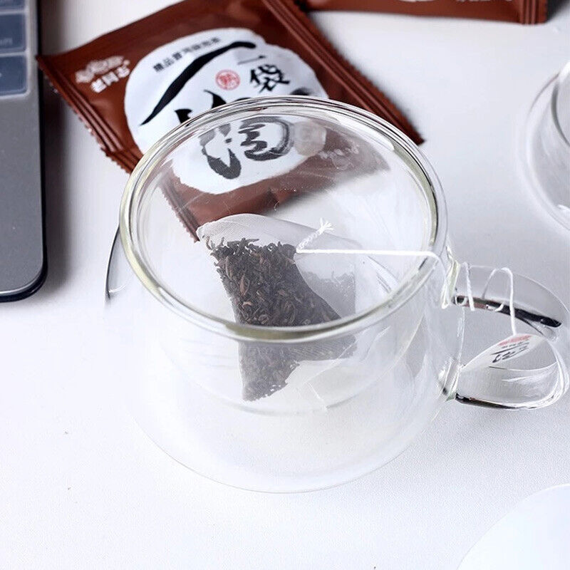 HelloYoung Lao Tong Zhi Ripe Puer Tea Bag Fast Brewing Haiwan Shu Puer Tea 15Bags/Box