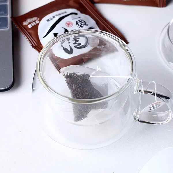 HelloYoung Lao Tong Zhi Ripe Puer Tea Bag Fast Brewing Haiwan Shu Puer Tea 15Bags/Box