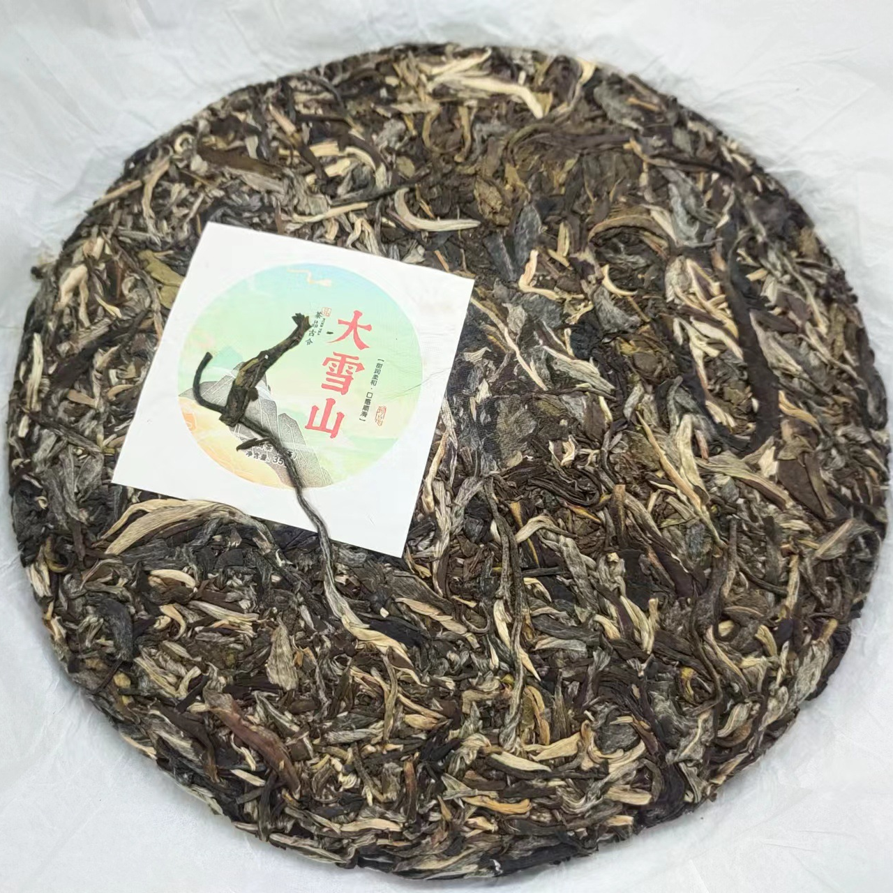 357g Yunnan Mengku Pu-erh Raw Tea Big Snow Mountain Puerh Sheng Tea Cake Pu'er Main image