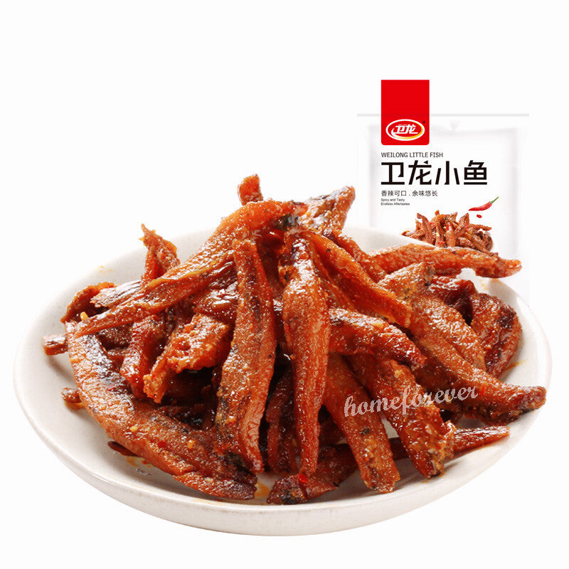150g Weilong Little Fish Spicy Snacks 卫龙小鱼
