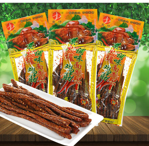 HOT Chinese Spicy Strips Chicken Tendon Spicy Strips 172g/Pack
