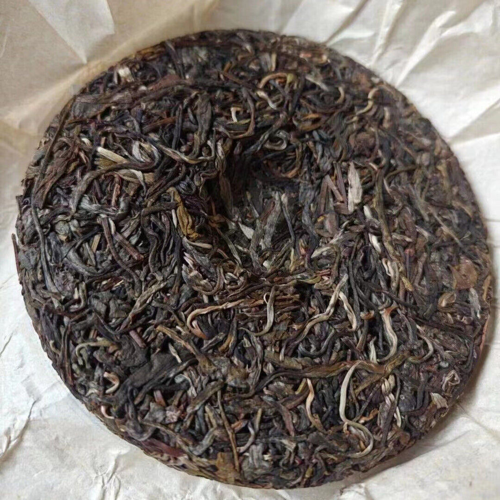 357g Yunnan Old Pu'er Raw Tea Cake Raw Pu-erh Old Tea Yaocha Puerh Cake Tea