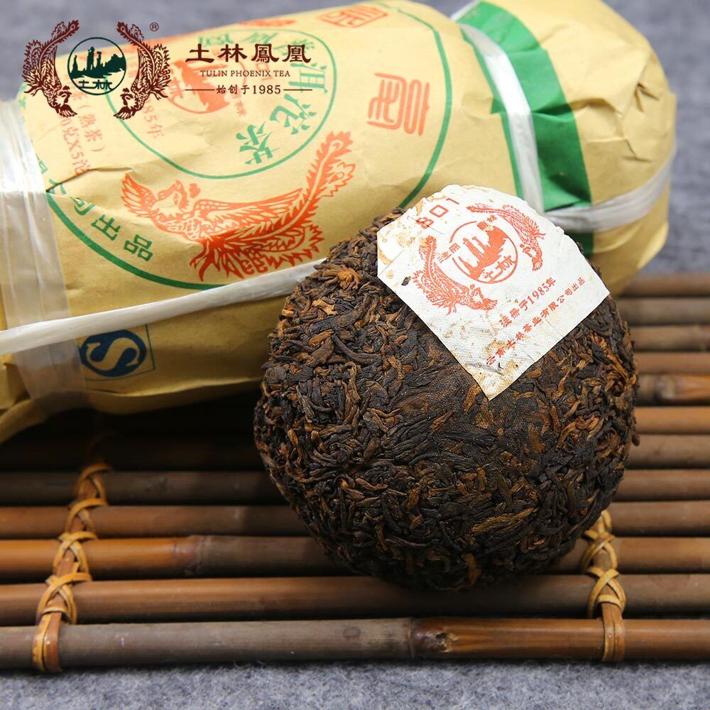 HelloYoung Tulin Ripe Pu Erh Tuo Cha Phoenix Puer Tuocha 801 Shu Puer Tea 100g/3.52oz
