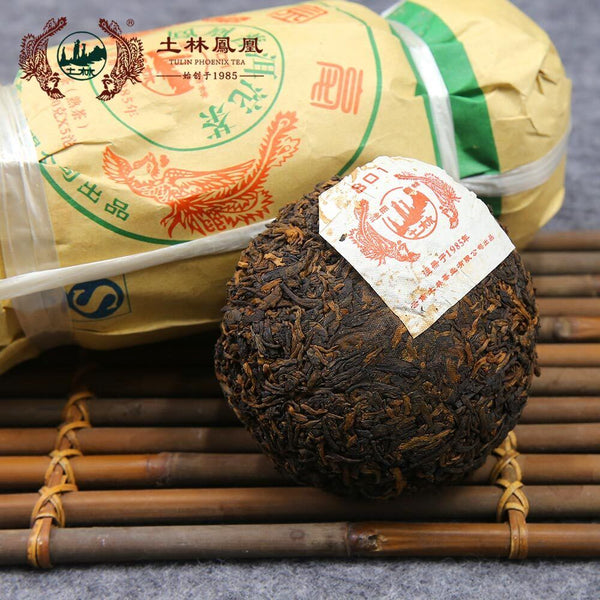 HelloYoung Tulin Ripe Pu Erh Tuo Cha Phoenix Puer Tuocha 801 Shu Puer Tea 100g/3.52oz