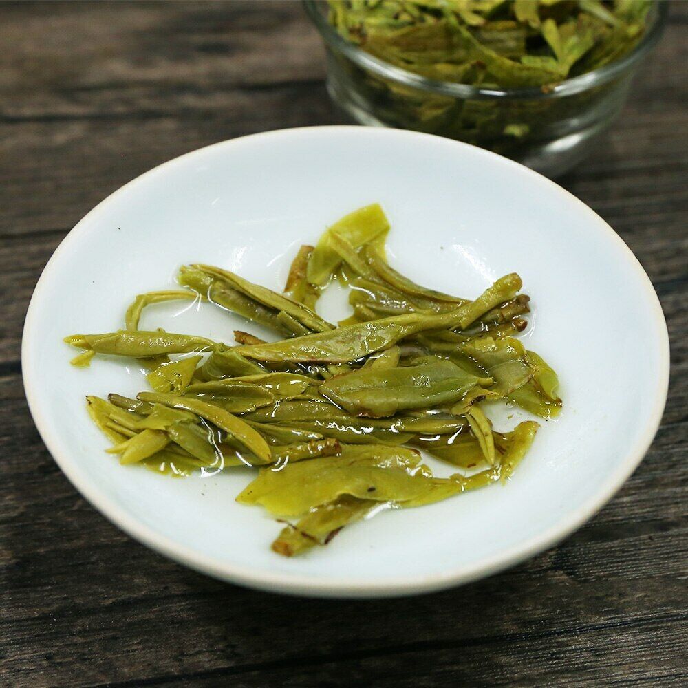 HelloYoung Longjing Chinese Green Tea Dragon Well Lung Ching Tea Xihu Long Jing 100g