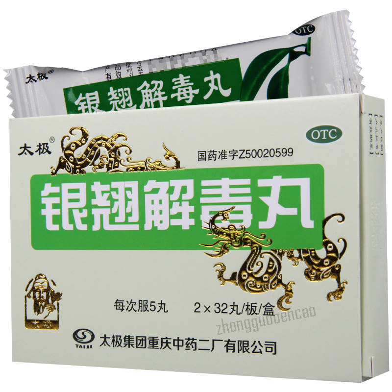 Taiji Yinqiao Jiedu Wan 太极银翘解毒丸
