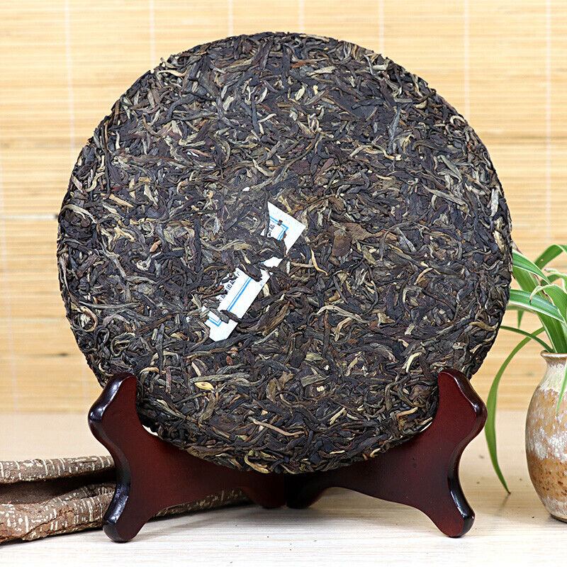 HelloYoung Milestone Green Cake * BAJIAOTING Pu'er Tea Bulang Mountain Puer Raw Tea 357g