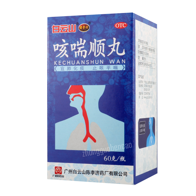 Baiyunshan Kechuanshun Wan 白云山咳喘顺丸 Secondary image