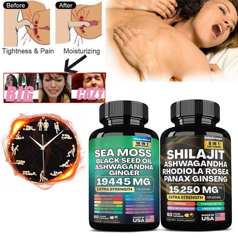 Dynamic Vitality Bundle - Sea Moss Multivitamin & Shilajit Power Combo Set Main image