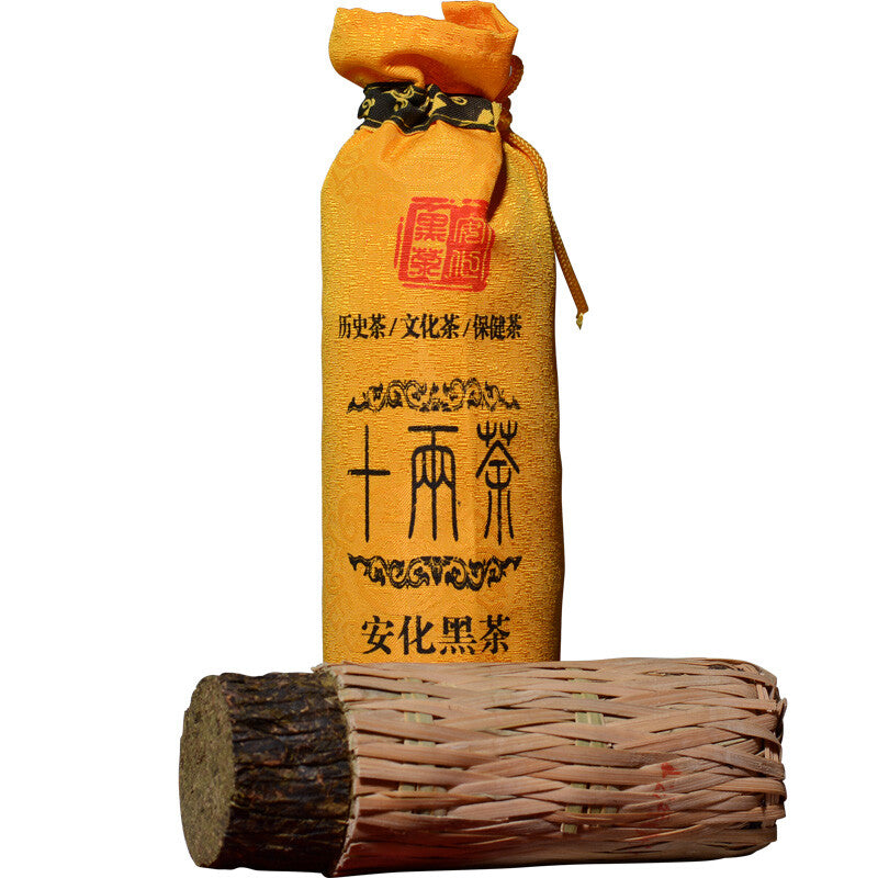 362.5g Hei Cha In Bamboo Basket  Anhua Shi Liang Tea Ten Tael Hua Juan Dark Tea Main image