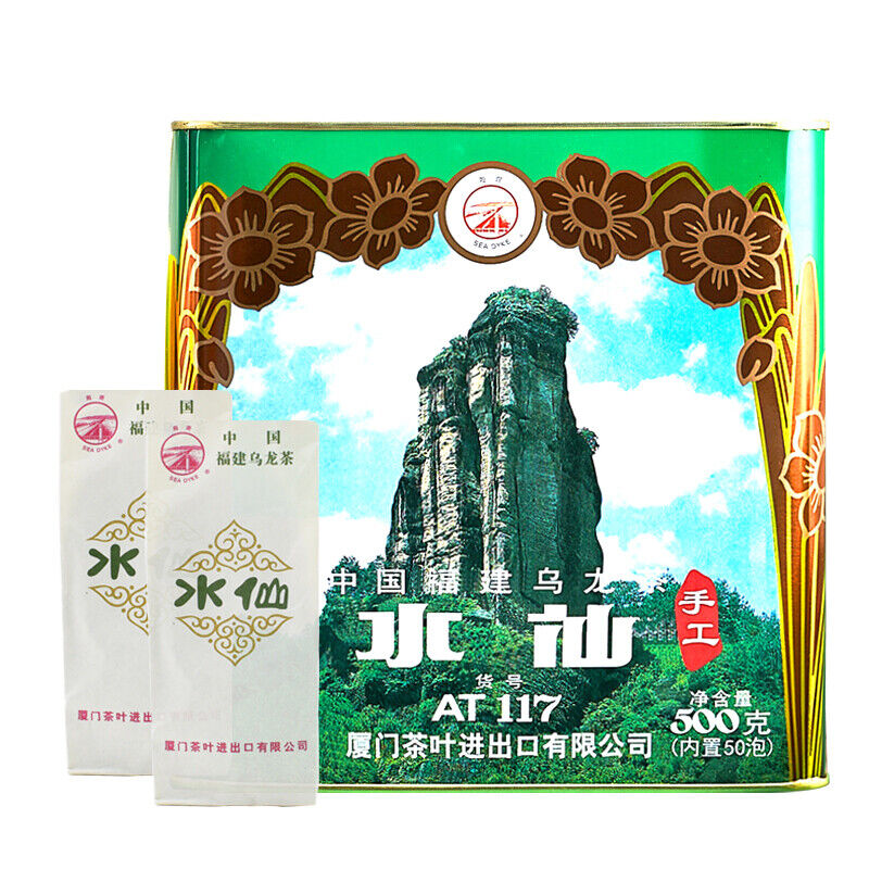 HelloYoung 500g Top Shui Xian China Fujian Shui Hsien Oolong Tea High Quality Complete Tin Main image