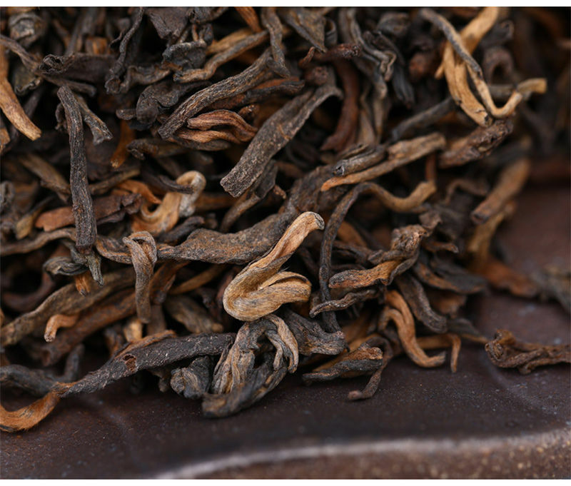 HelloYoung Anning Haiwan Tea Arbor Old Pu'er Special Grade Loose Ripe Puer Tea 100g