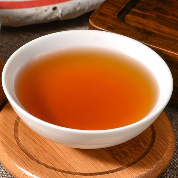 2007 Yunnan Fuhai Classic 7536 Sheng Puer Tea Menghai Qizi Cake Pu'er Raw 357g