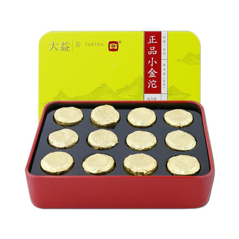 HelloYoung TAETEA Brand Dayi Zheng Pin Xiao Jin Tuo Golden Pu'er Tuo 36g Raw Puer Tuocha