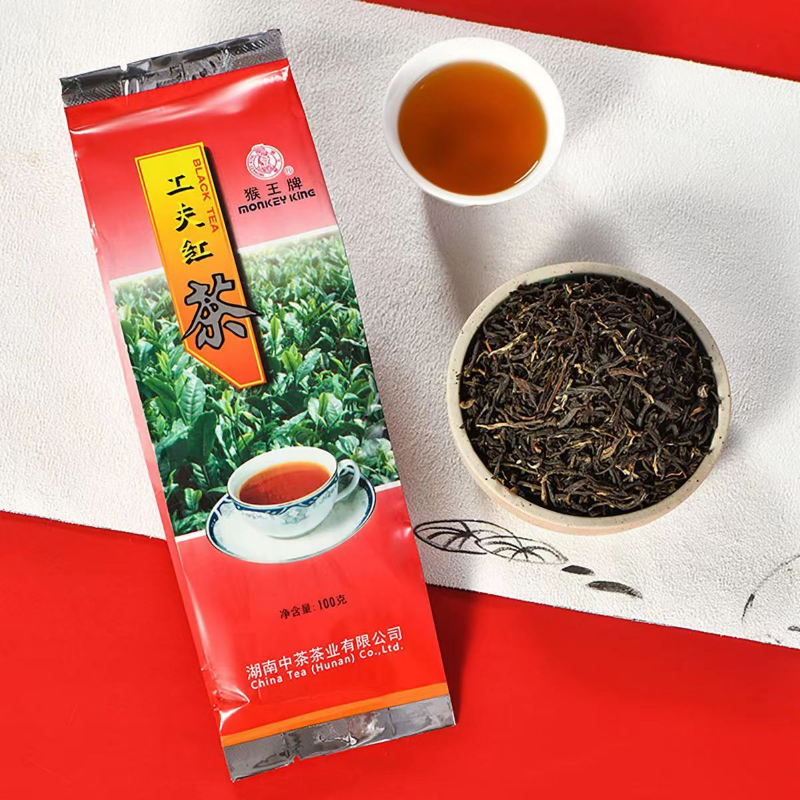 100g Organic Kungfu Black Tea Bagged Chinese Red Tea Gongfu Black Tea Loose Leaf Secondary image