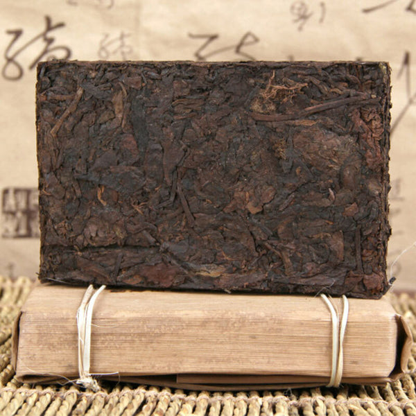 TemuTea Puer Tea Brick, Yunnan Menghai Old Ripe Puer Tea