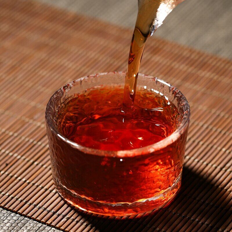 HelloYoung Shu Puer Chinese Tea Fuhai 7576 Ripe Puer Chinese Tea 357g Cake